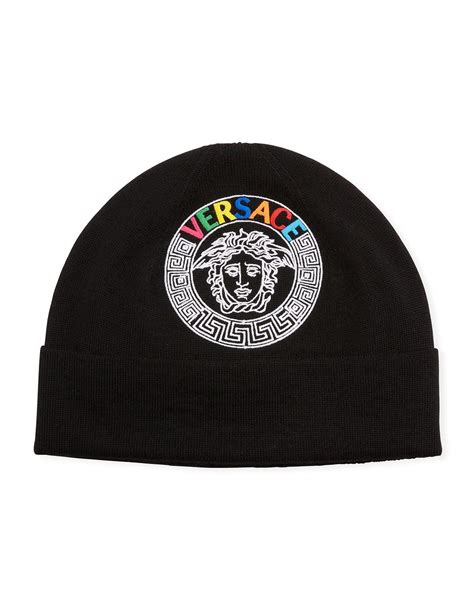 rainbow versace hat|versace beanies for men.